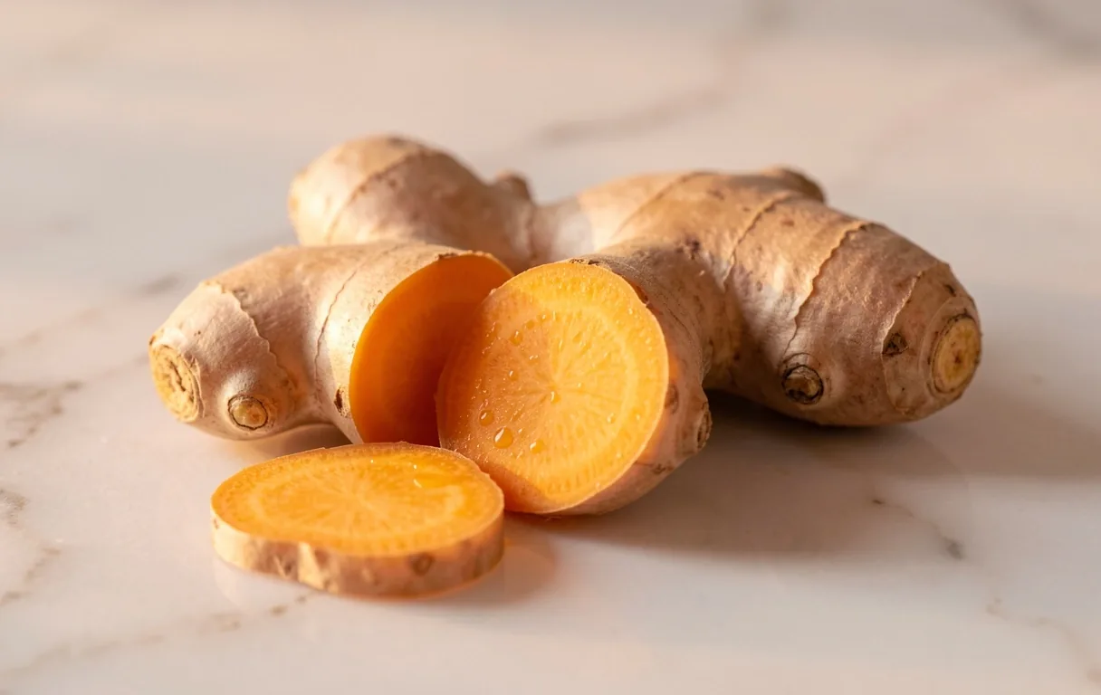 Ginger botanical specimen